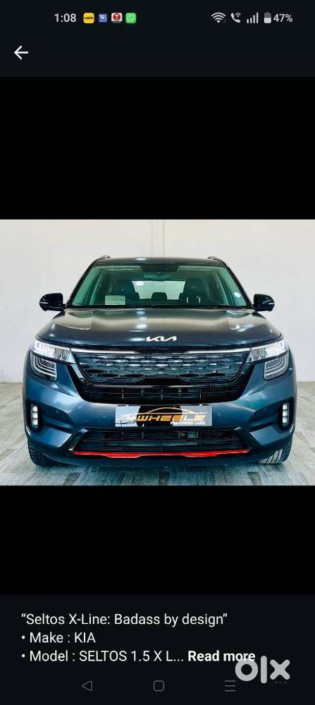 Kia Seltos 1.5 X-line Diesel At, 2022, Diesel