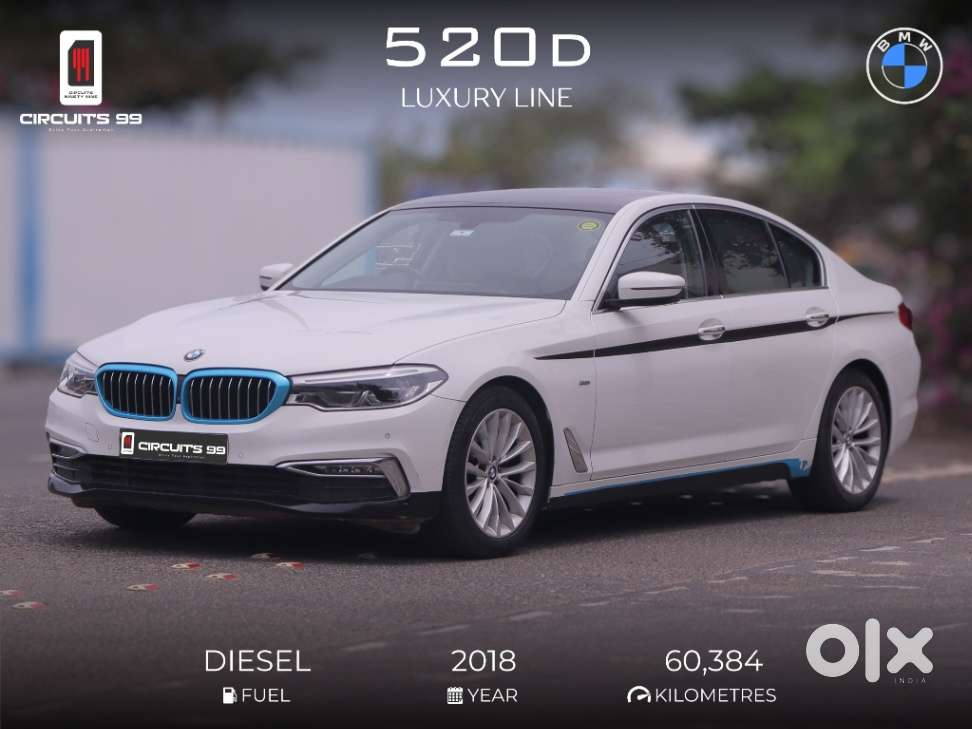 Bmw 5 Series [2017-2021] 2.0 520d Luxury Line, 2018, Diesel