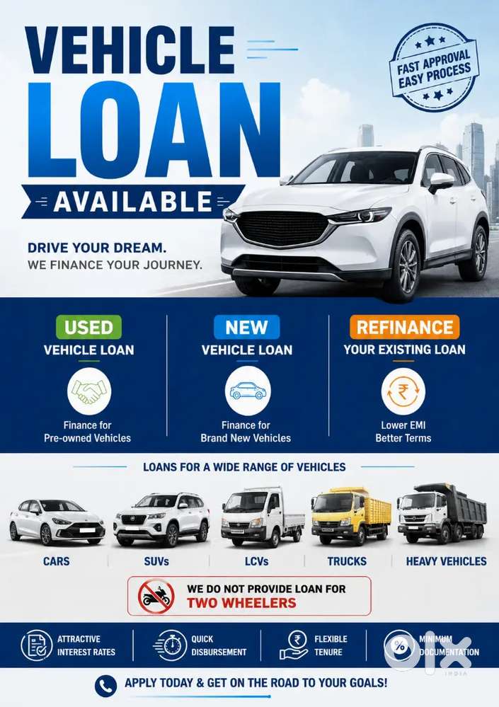 In Mayannur (finance For Vehicles )
