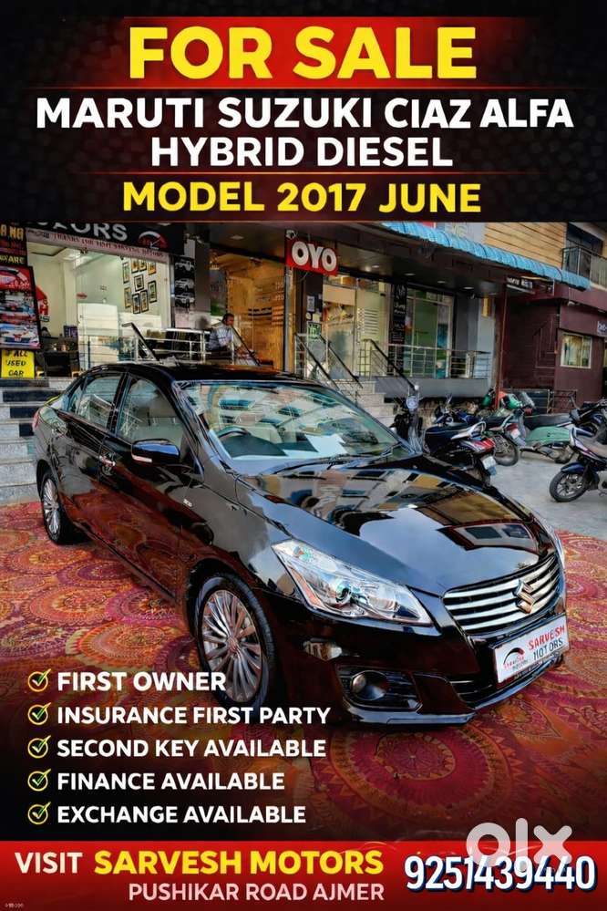 Maruti Suzuki Ciaz 2017-2018 1.3 Alpha Shvs, 2017, Diesel