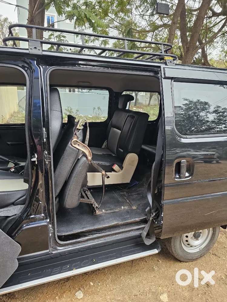Modified Eeco With Ertiga Seats , 8 Seater Rare Black Color