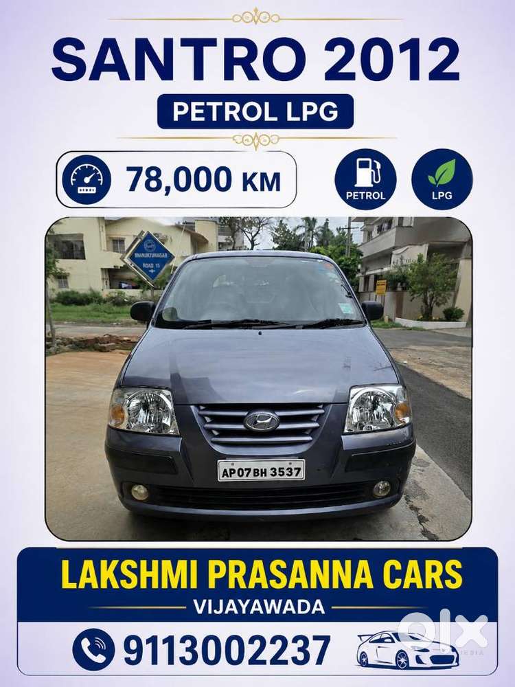 Hyundai Santro Xing Gls, 2012, Lpg