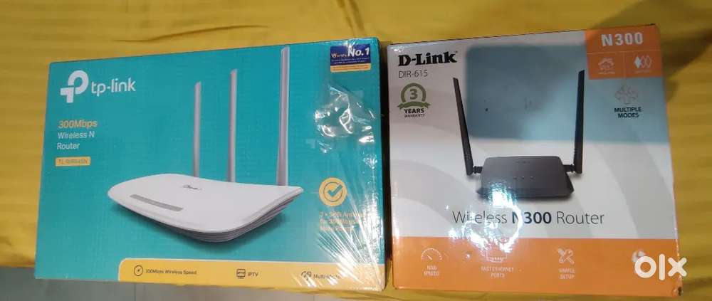 TP-Link WR845N (Under Warranty) + D-Link N300 WiFi Routers Combo