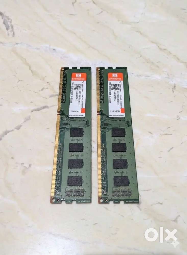 Simmtronics 2GB + 2GB DDR3 Desktop Ram