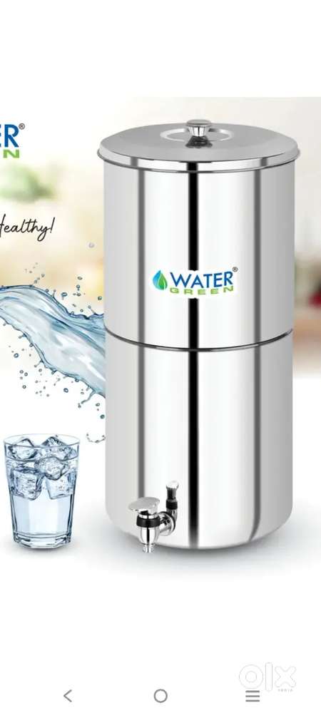 Steel water filter 15 litre New like