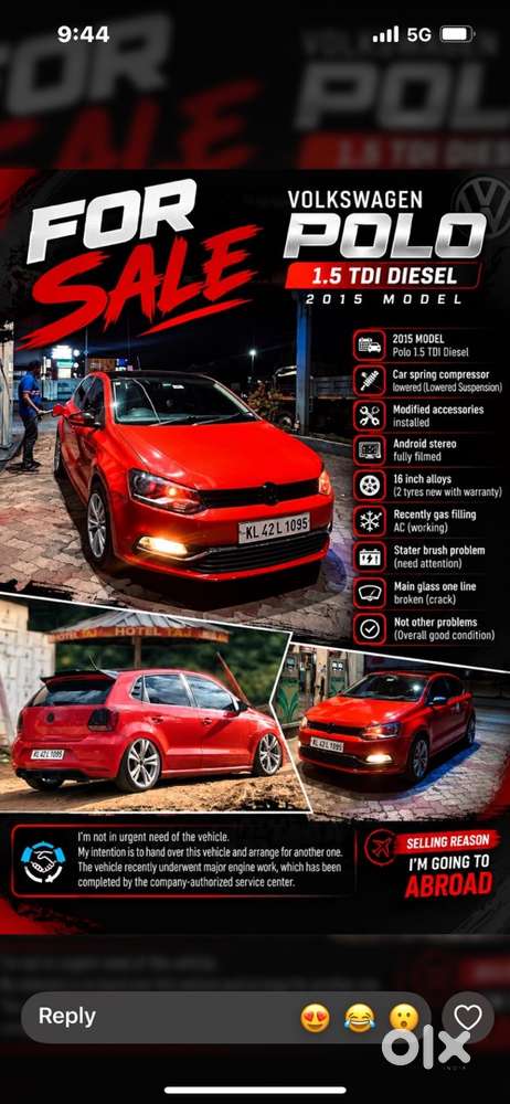 Volkswagen Polo Diesel 2015