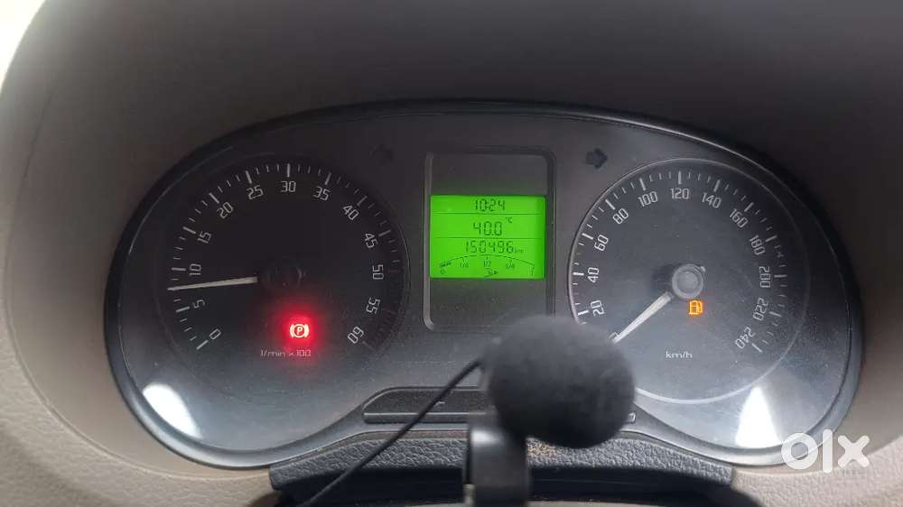 Red Color Skoda Rapid