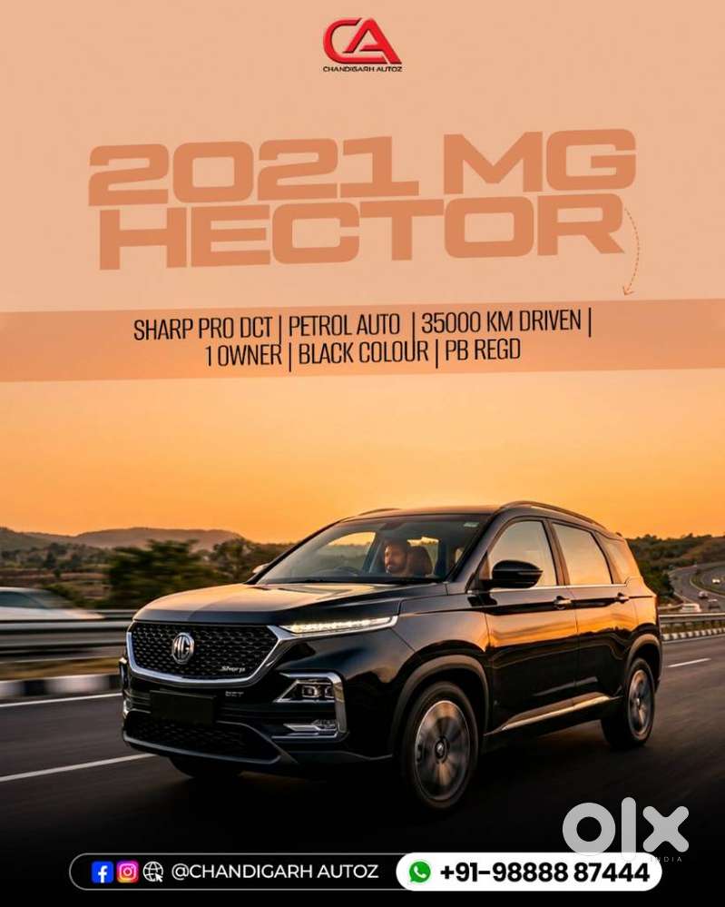 Mg Hector 1.5 Sharp Turbo Dct Petrol Dual Tone, 2021, Petrol