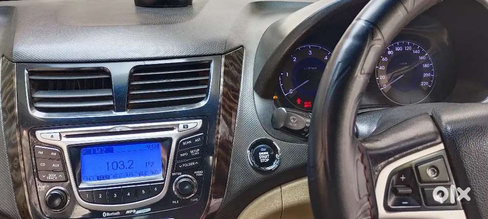 Hyundai Verna 2012 Diesel Good Condition Mileage 24 Kmpl.  Push Start