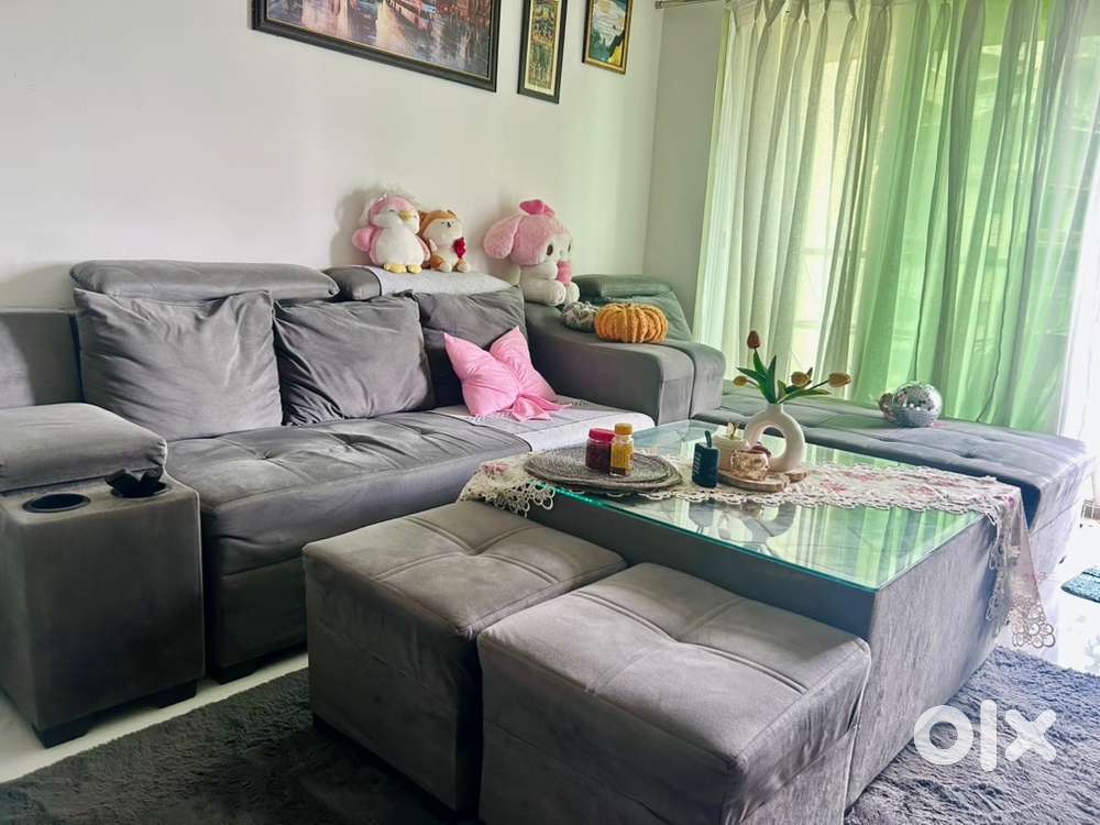 6-Seater Sofa Set &ndash; Good Condition | ₹45,000 Negotiable