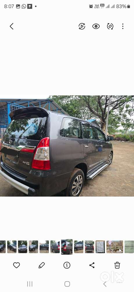 Toyota Innova 2.5 Vx (diesel) 8 Seater Bs Iv, 2015, Diesel