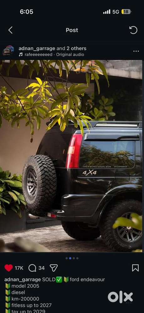 Ford Endeavour 2005 Diesel Well Maintained