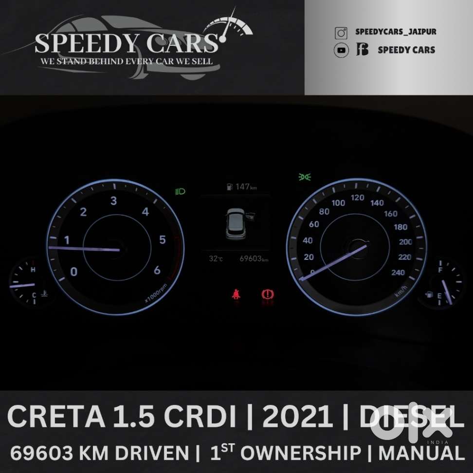 Hyundai Creta 1.5 Ex Diesel, 2021, Diesel