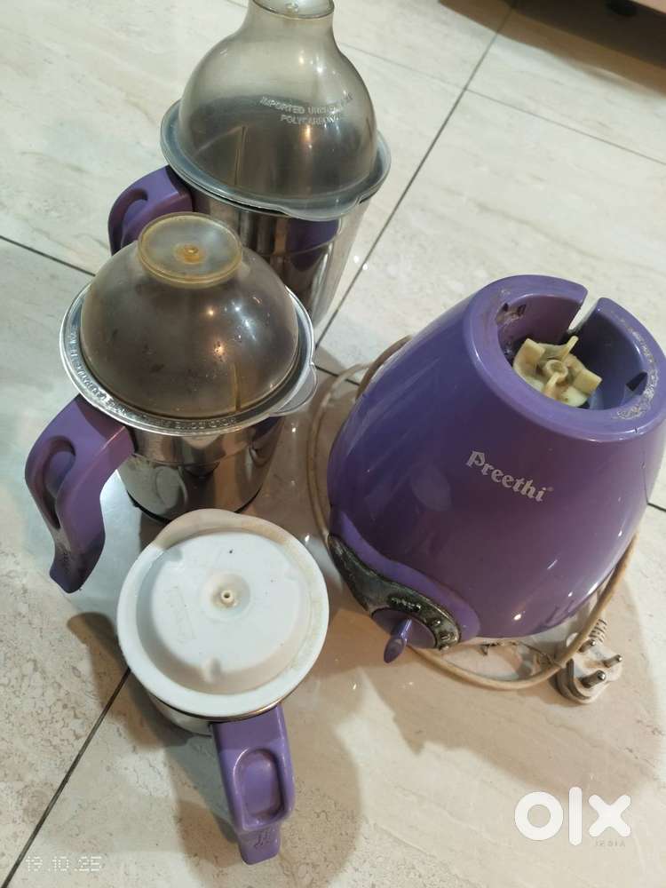 600 Watt Mixer Preethi Mixer Grinder Lavender 600 W Preethi