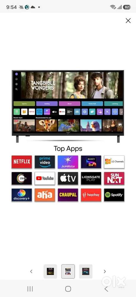 Lg brand new tv..model 43UA73506LA..108 cm