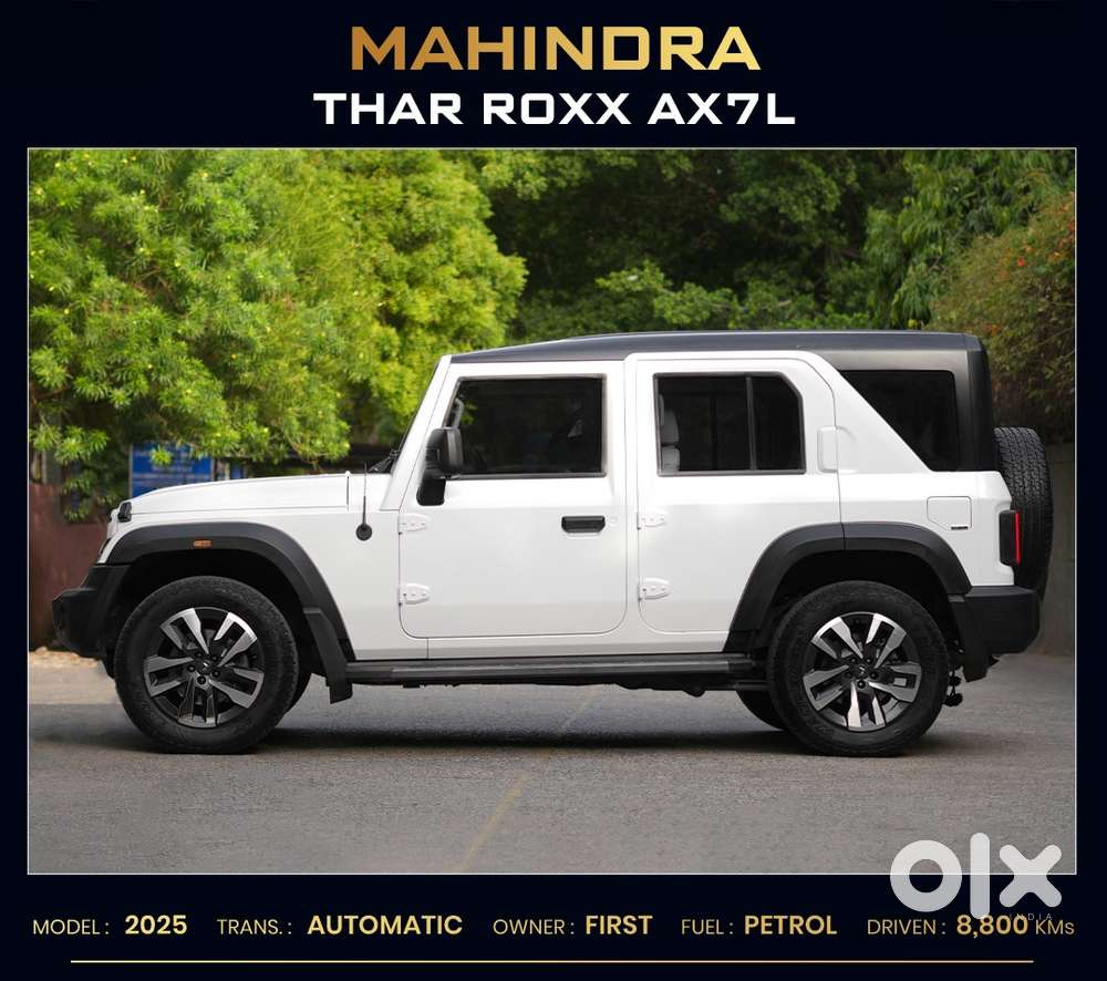 Mahindra Thar Roxx Ax7l Rwd At, 2025, Petrol