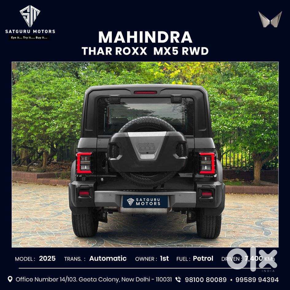 Mahindra Thar Roxx Mx5 Petrol At 2wd, 2025, Petrol