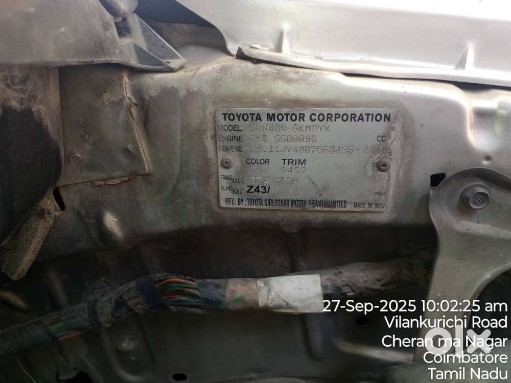 Toyota Innova 2.5 G4 2015