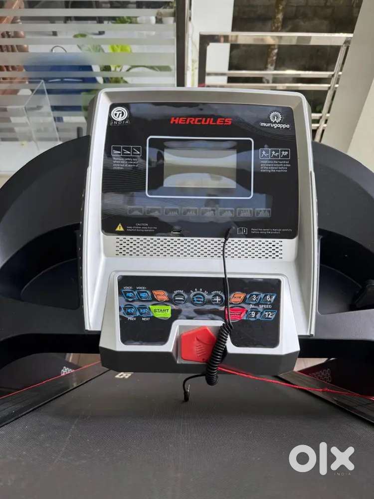 Hercules fitness treadmill 2.75 HP DC - Auto elevation -Foldabil With
