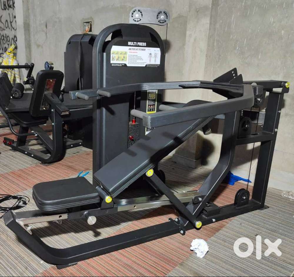 Get heavy duty gym equipment with imported look and heavy duty.