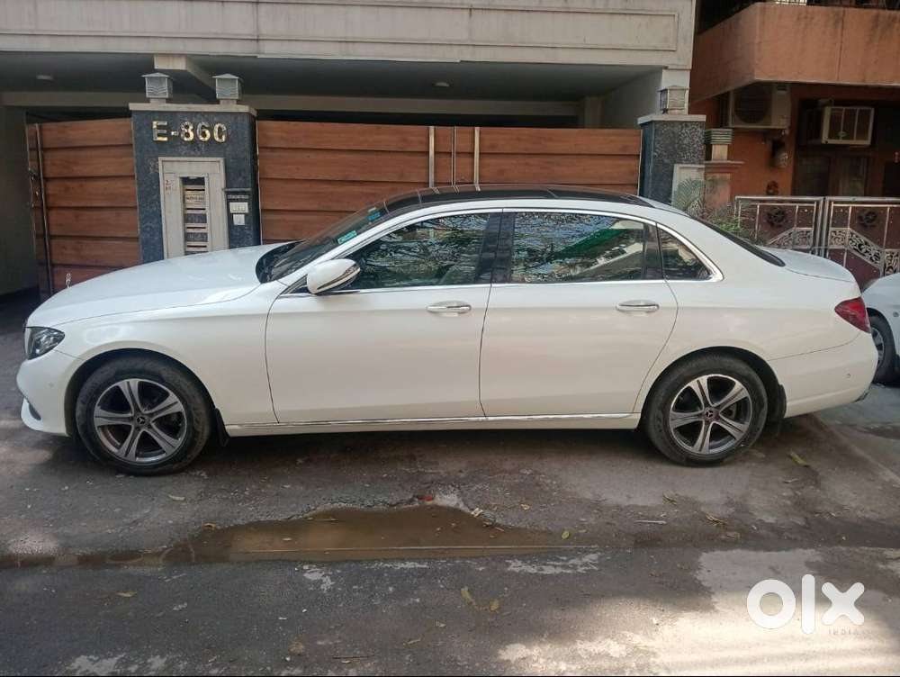 E200 Petrol White Mercedes 2019/dl No. With S Class Grill In Front