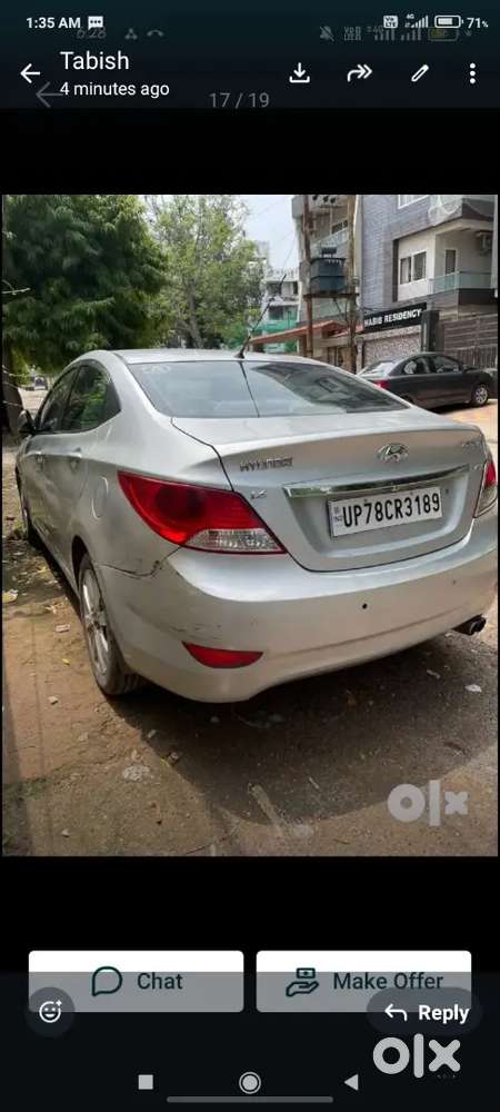 Hyundai Verna 2012 Diesel 88000 Km Driven