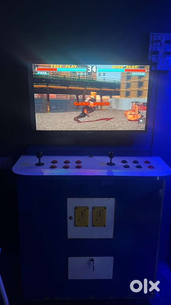 Arcade Machine With Google TV,Ps2, stool-2