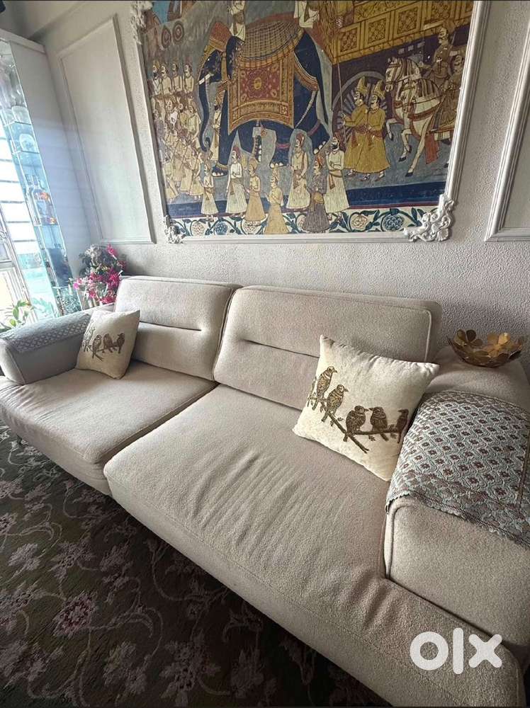 Beige sofa