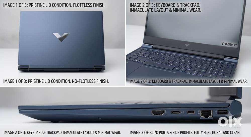 HP Victus 15 Intel Core i5 12th Gen RTX 3050 16GB RAM 512GB SSD