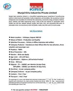 Vacancy Available