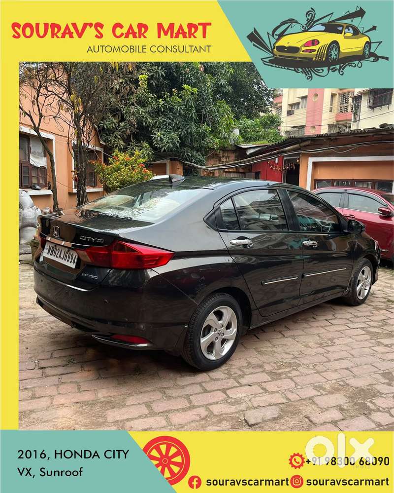 Honda City I Vtec Vx Option, 2016, Petrol