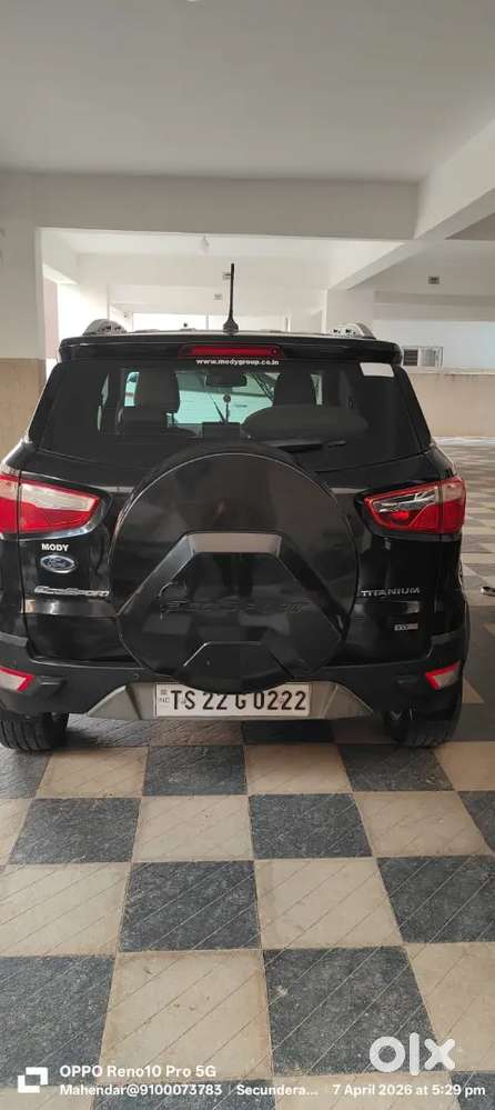 Ford Ecosport 2020 Diesel 80300 Km Driven With Sunroof