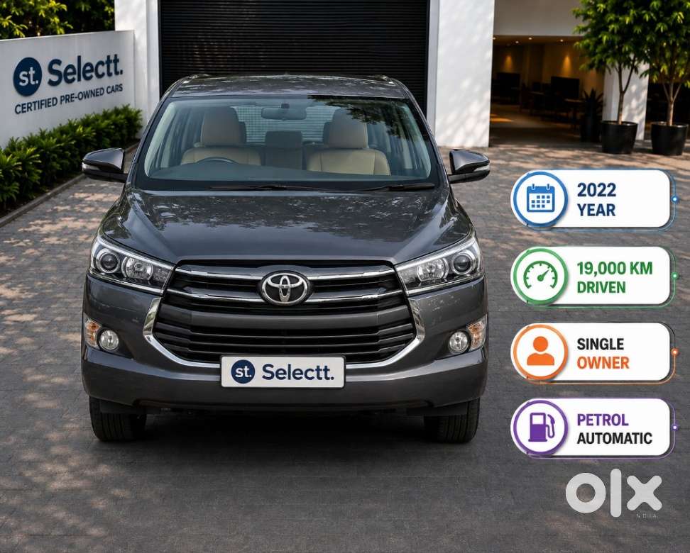 Toyota Innova Crysta 2.8 Gx At 8 Seater, 2022, Petrol