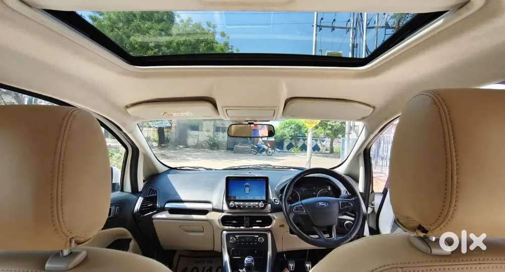 Ecosport Sunroof Top Model Diesel Showroom Condition Car