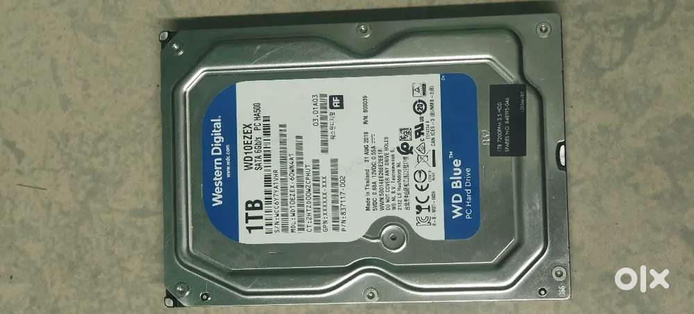 HARD DISK -1 TB WESTERN DIGITAL