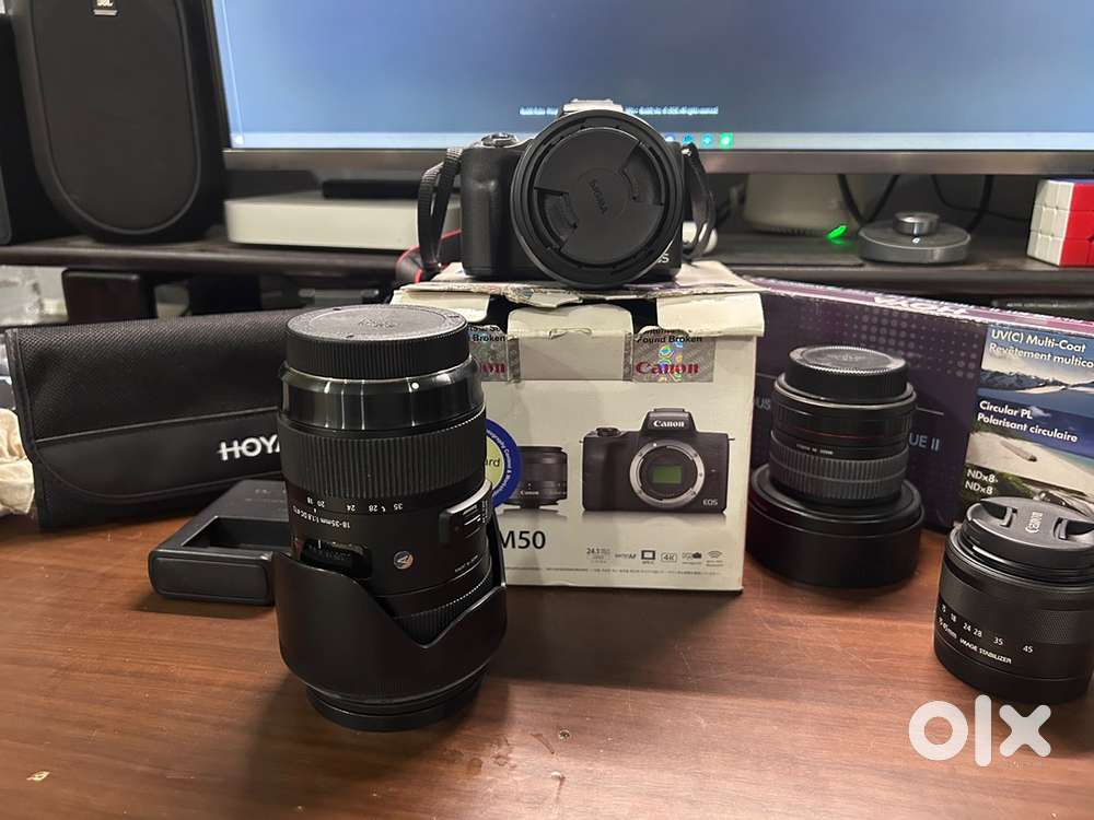 Canon m50 photography gear
