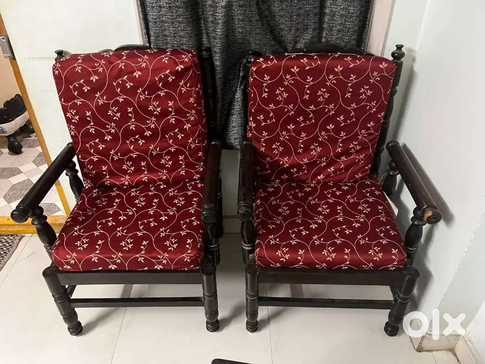 Teak wood sofa