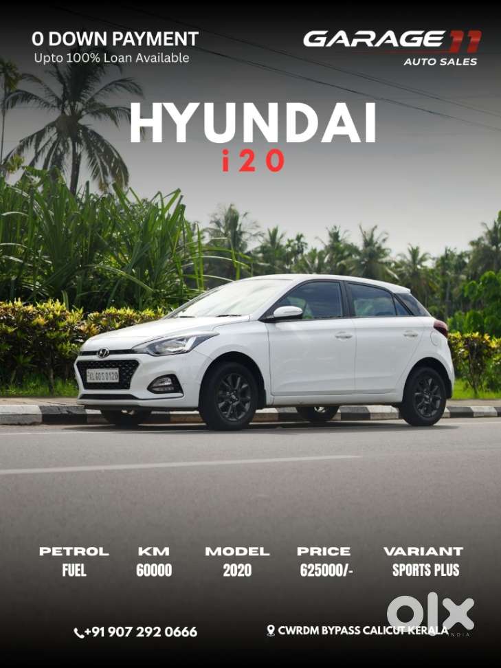 Hyundai I20 Sportz Plus, 2020, Petrol
