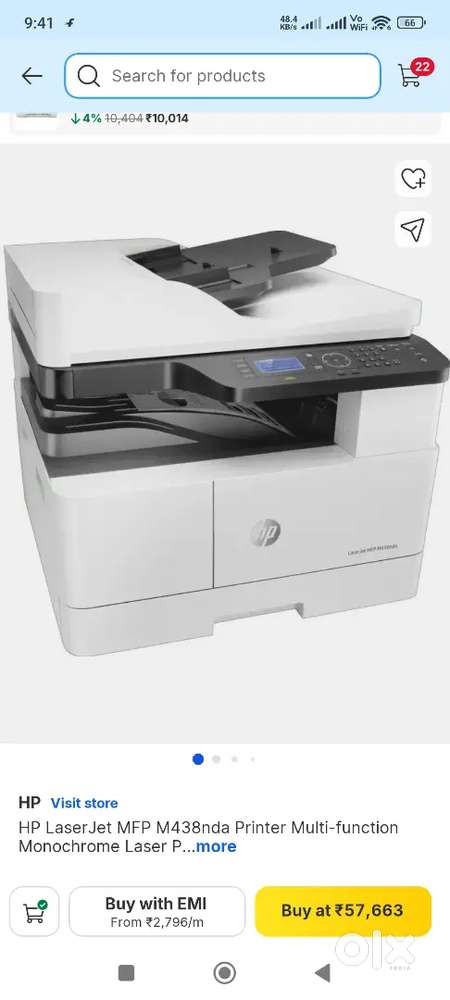Printer nda 438 for sale