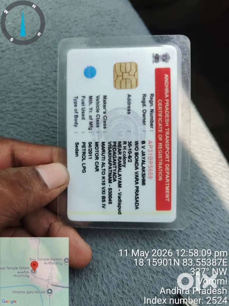 Maruti Suzuki Alto K10 2011 Cng & Hybrids 96000 Km Driven