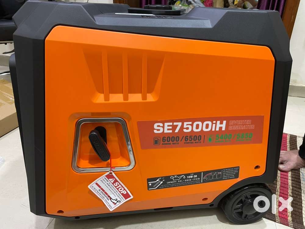 6KW Super Silent Generator  LPG + Petrol  Powerful & Premium