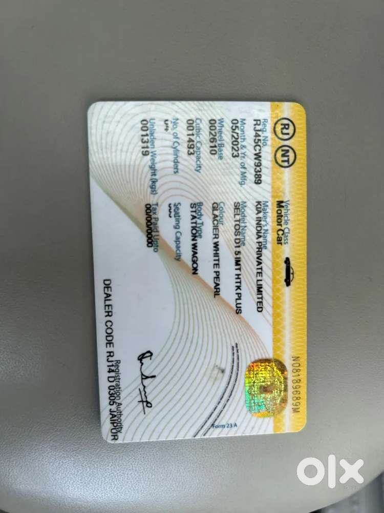 Kia Seltos 2023 Htk Plus Deisal Imt  19000 Km Driven