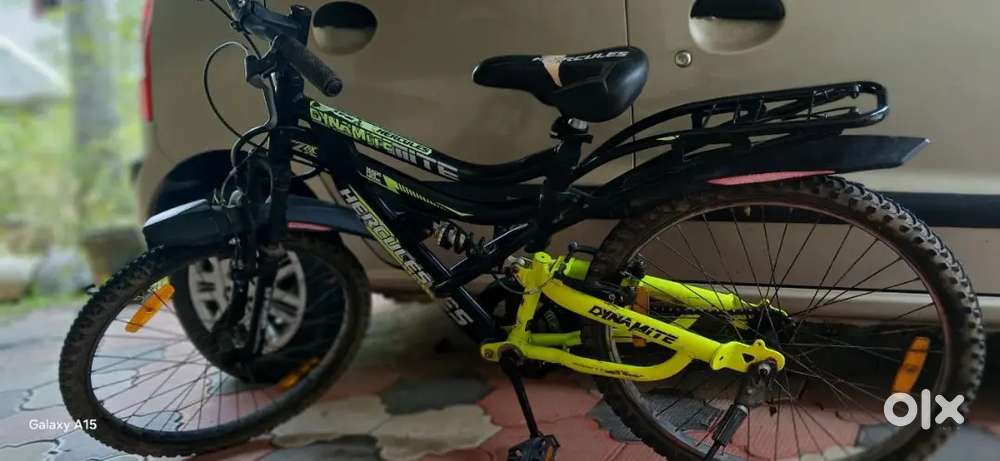 Bicycle Hercules Dynamite Zx Green Dual Suspension Hercules