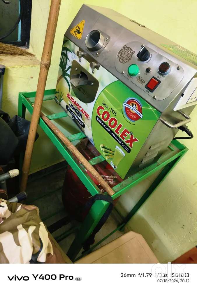 Shugar cane mechine onely one month used 8 months under warranrty