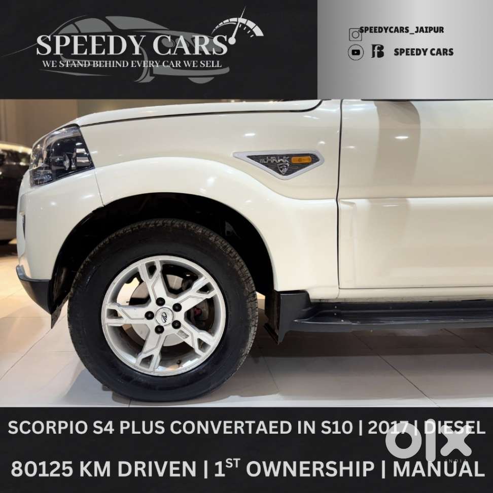 Mahindra Scorpio S4 Plus, 2017, Diesel