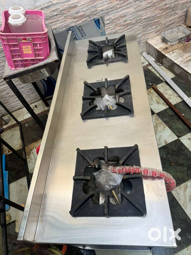 Burner gas stove 3 in 1