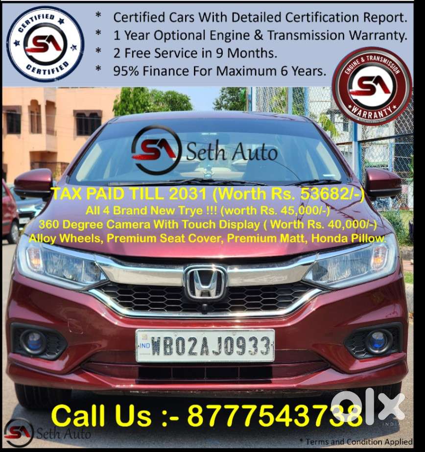 Honda City V Mt Exclusive, 2016, Petrol