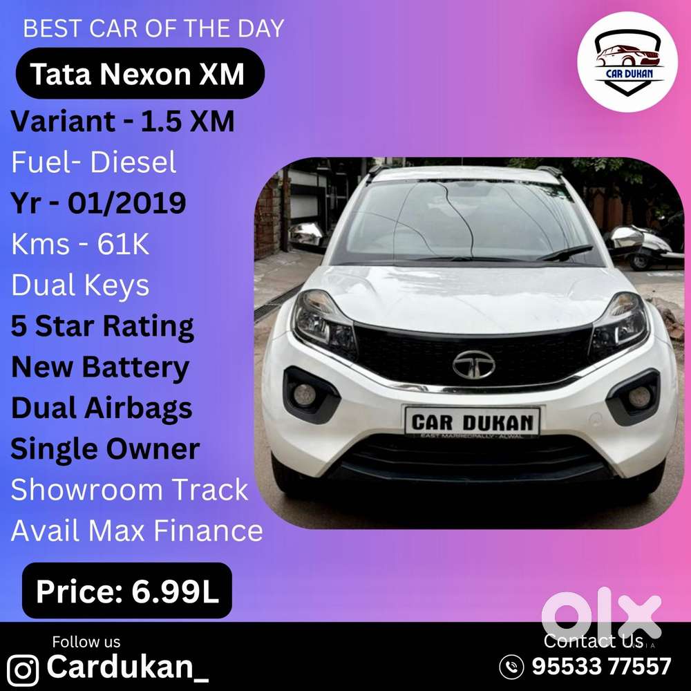 Tata Nexon 1.5 Revotorq Xm (s), 2019, Diesel