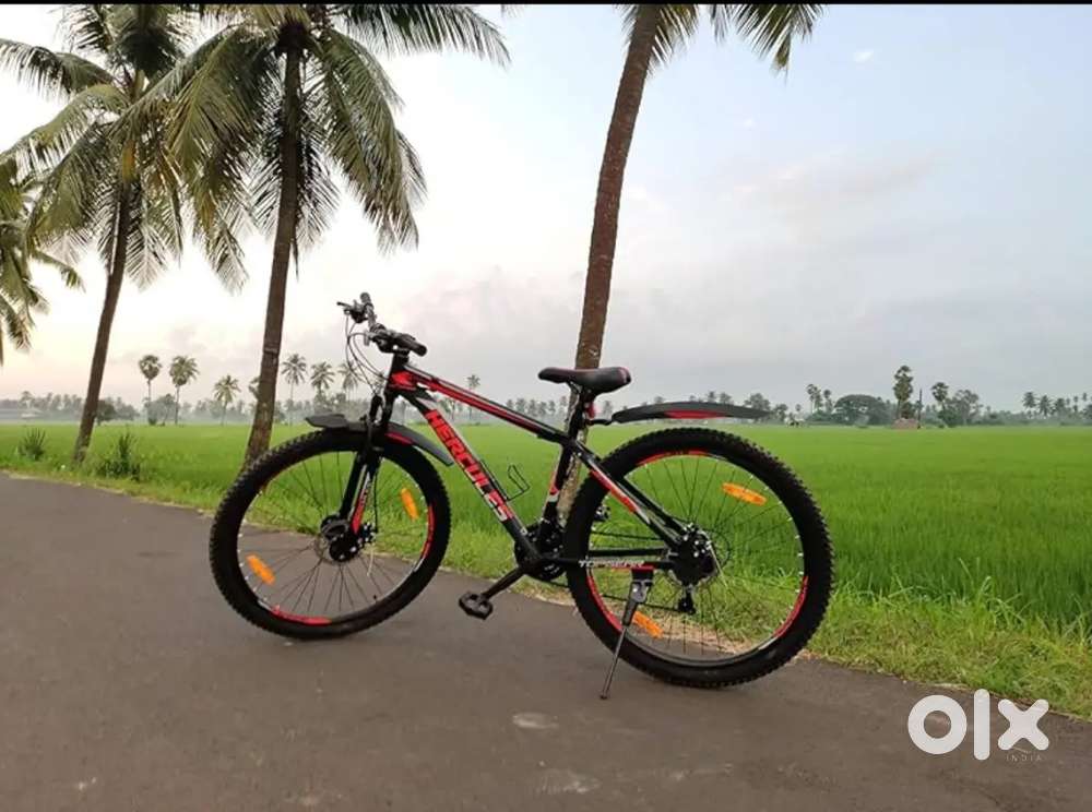 Hercules-TOP GEAR-A29 R1 with Shimano Gears-Matte Black