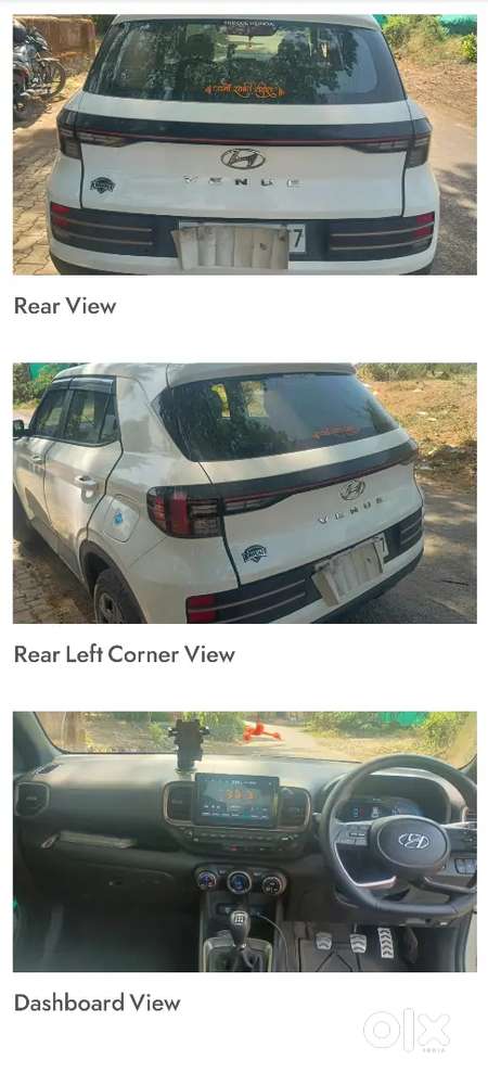 Hyundai Venue 2024 Petrol Well Maintained. Call Only Genuine One